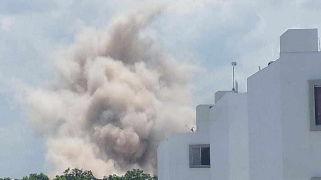 Foto: Vecinos de Kusamil en Cancún temen por fuertes explosiones; Protección Civil afirma que no hay riesgo.