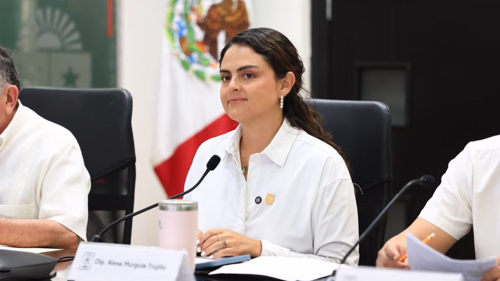 Alexa Murguía, diputada del PVEM y aspirante al proceso interno de Morena en Quintana Roo.
