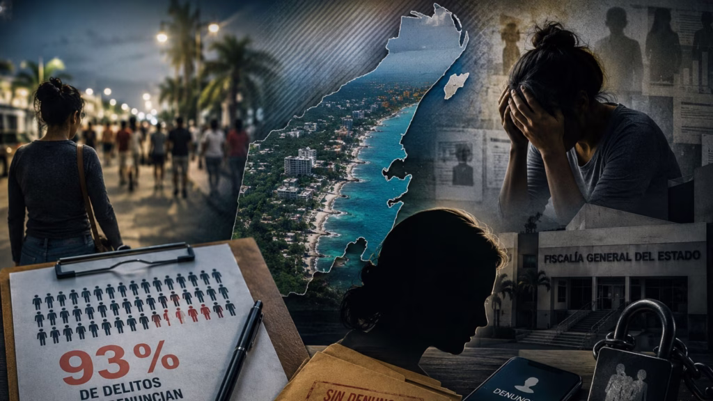 Representación de la cifra negra en Quintana Roo y delitos que no se denuncian