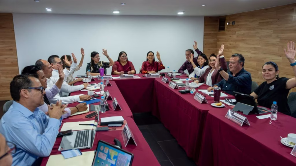 Integrantes del Consejo Nacional de Morena durante la presentación del proceso interno para las Coordinaciones Estatales.