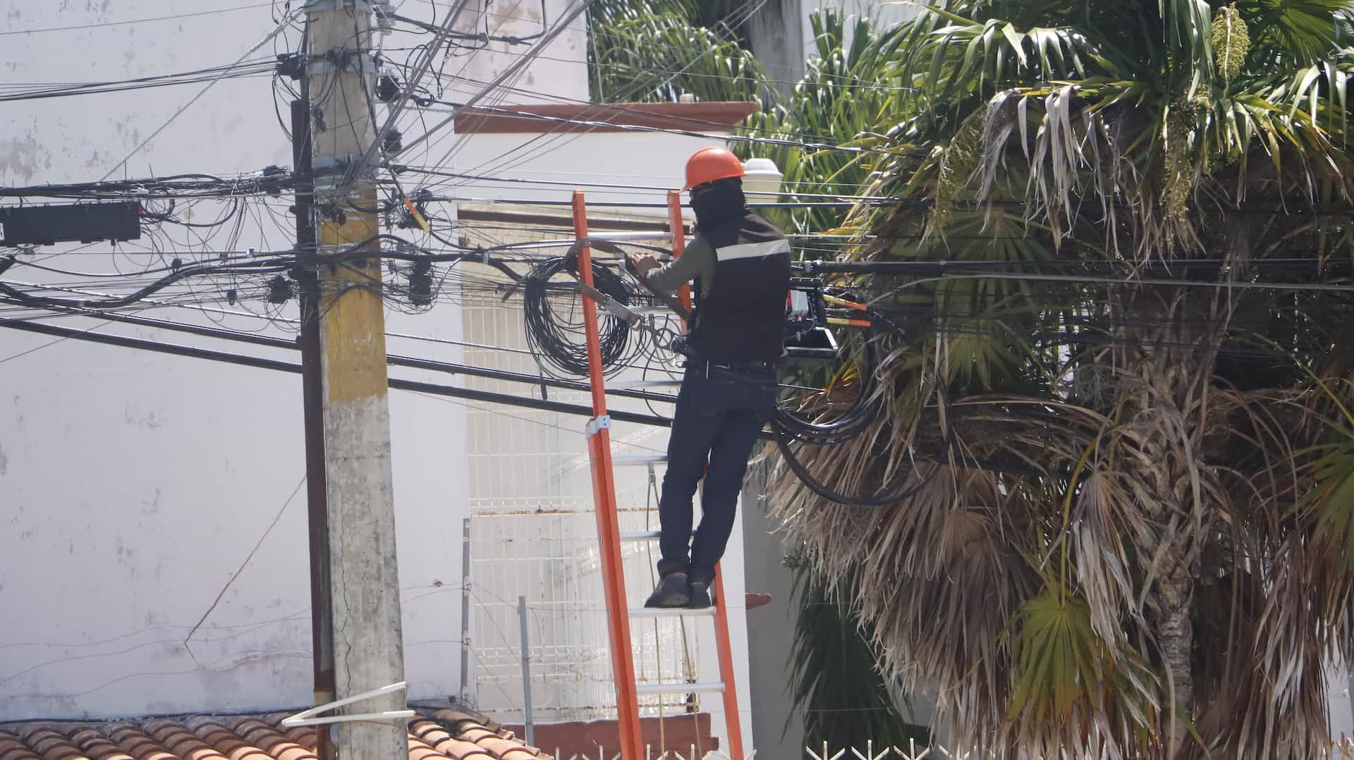 Trabajos de mantenimiento en la infraestructura eléctrica de Quintana Roo