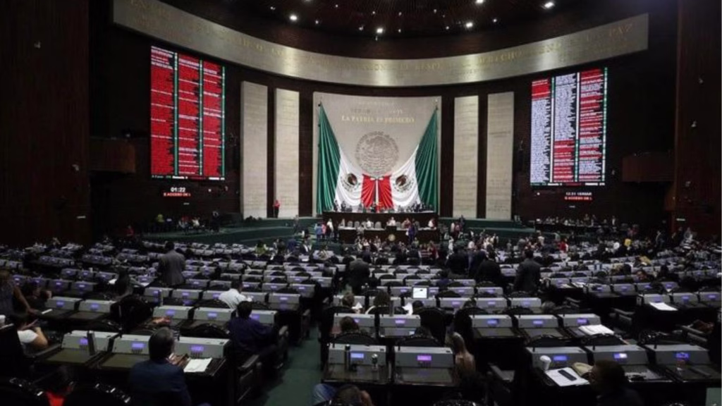 Pleno de la Cámara de Diputados durante votación legislativa