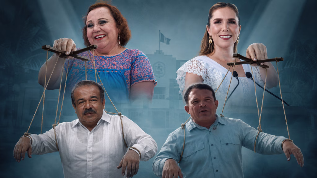 Imagen conceptual para ilustrar la investigación sobre Atenea Gómez, Alicia Ricalde, Hugo Sánchez Montalvo y William Conrado Alarcón, en el contexto de denuncias empresariales y rendición de cuentas en Isla Mujeres.