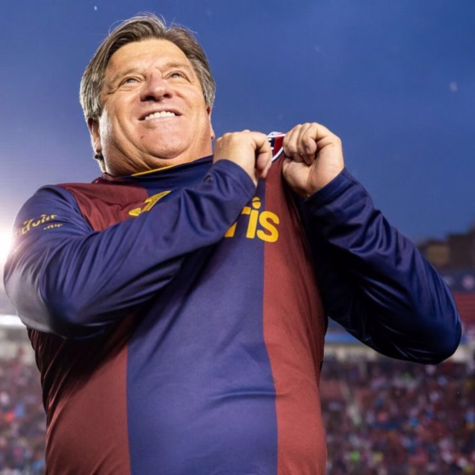 Entrenador del Atlante durante una actividad previa al inicio del Apertura de la Liga MX 2026.