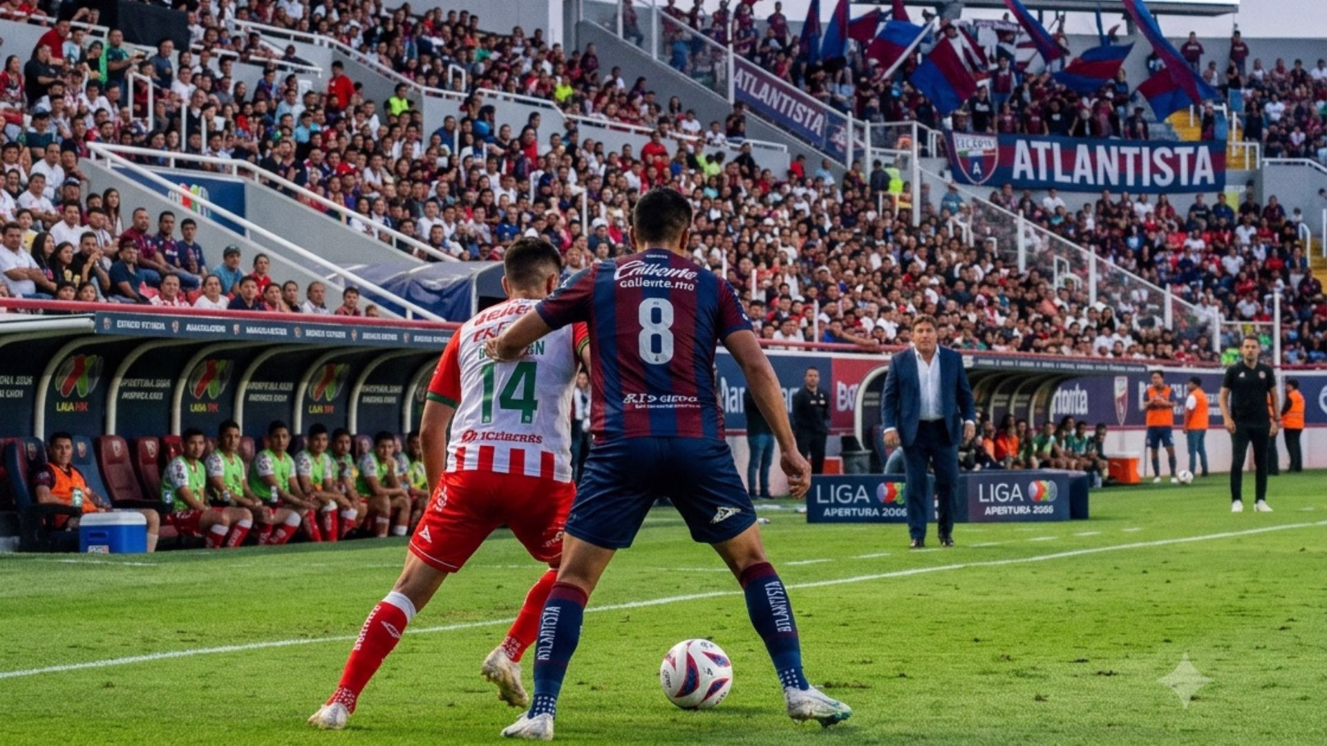 Futbolista del Atlante disputa un partido antes del regreso del club a la Liga MX 2026.