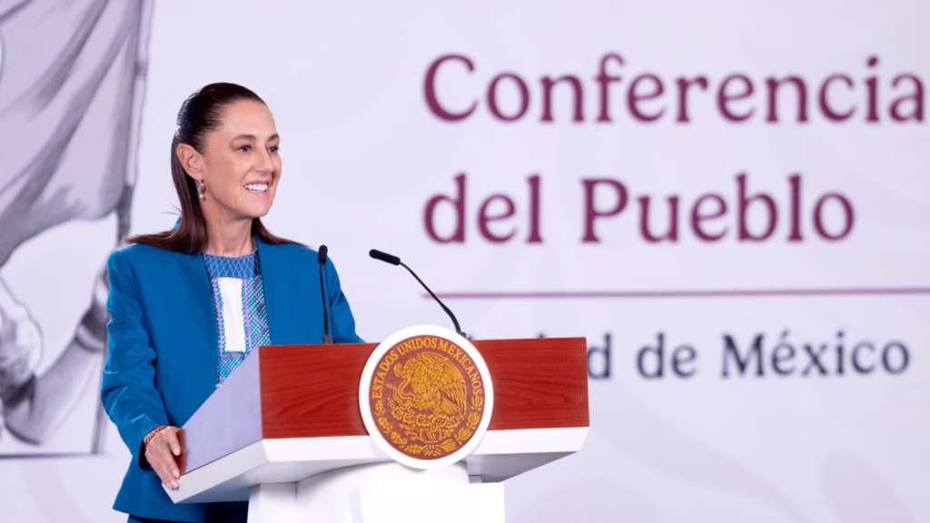 Claudia Sheinbaum presenta en la Conferencia del Pueblo la iniciativa nacional para investigar y sancionar el feminicidio en México.