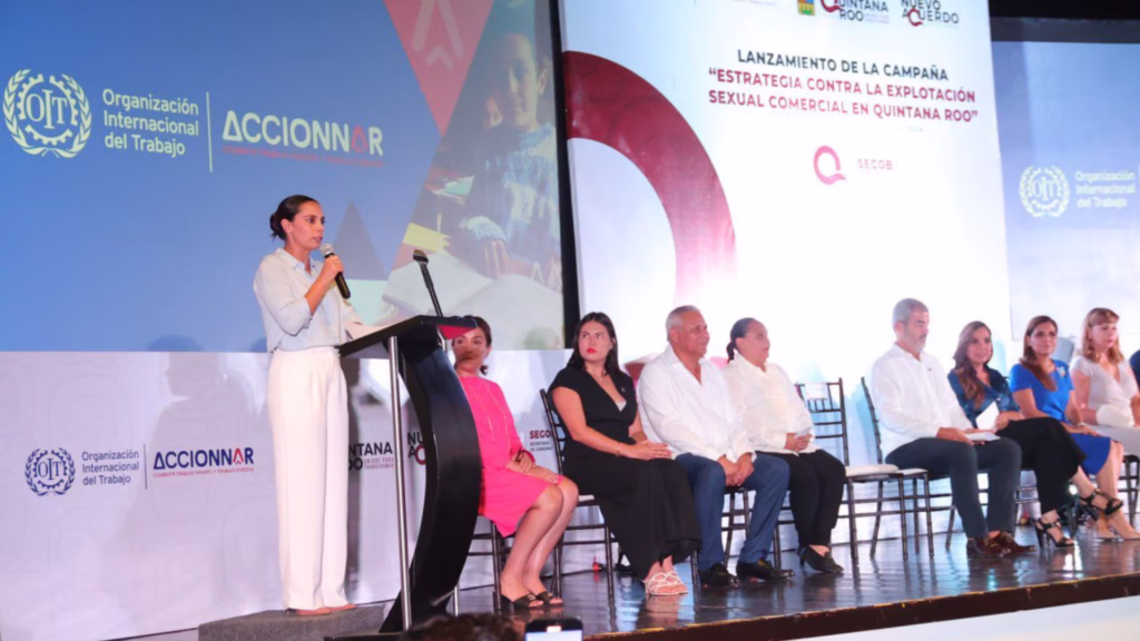 Autoridades presentan una estrategia contra la explotación sexual comercial en Quintana Roo