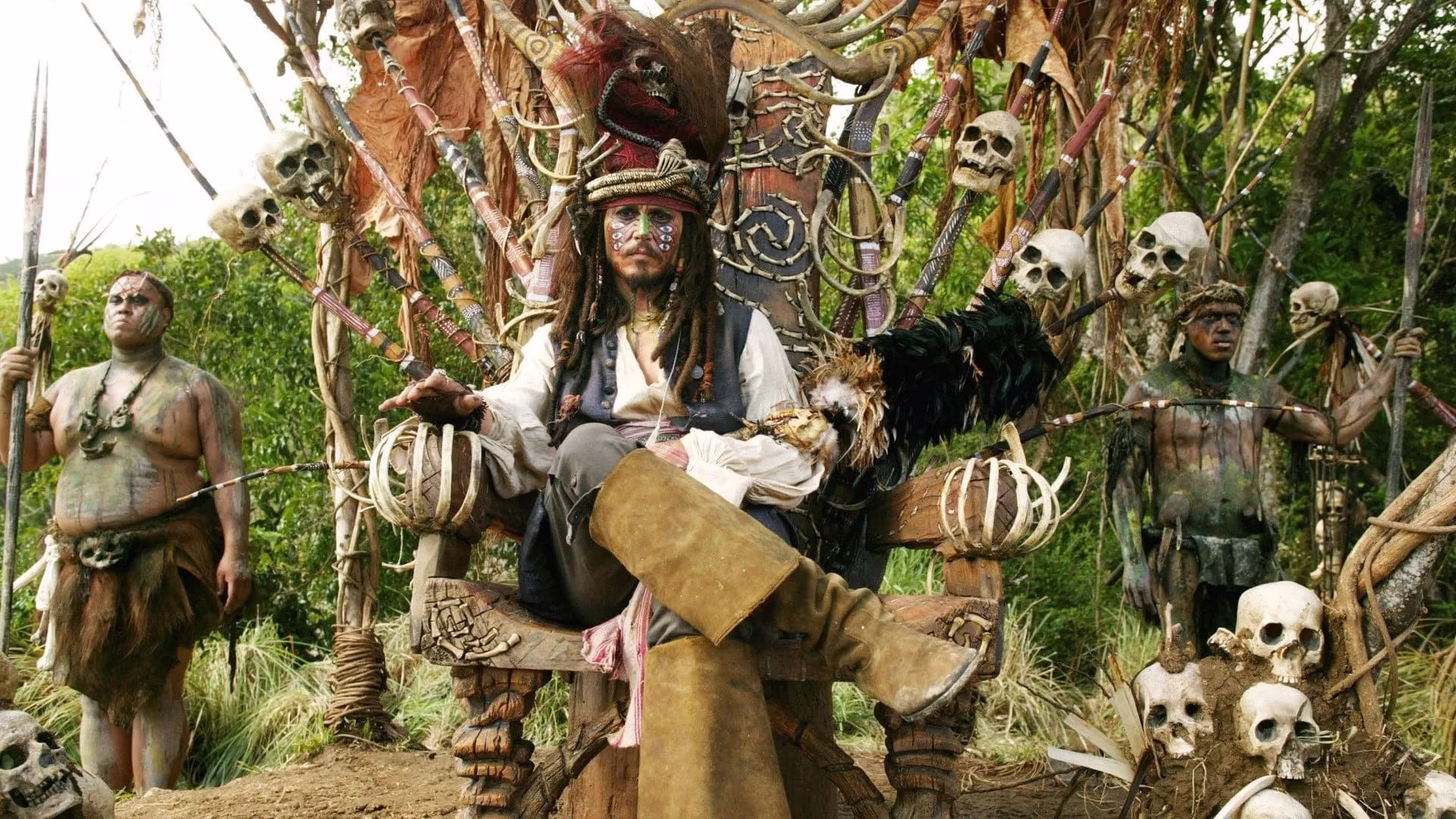 Jack Sparrow protagoniza una de las escenas de acción más recordadas de Piratas del Caribe: El cofre de la muerte.