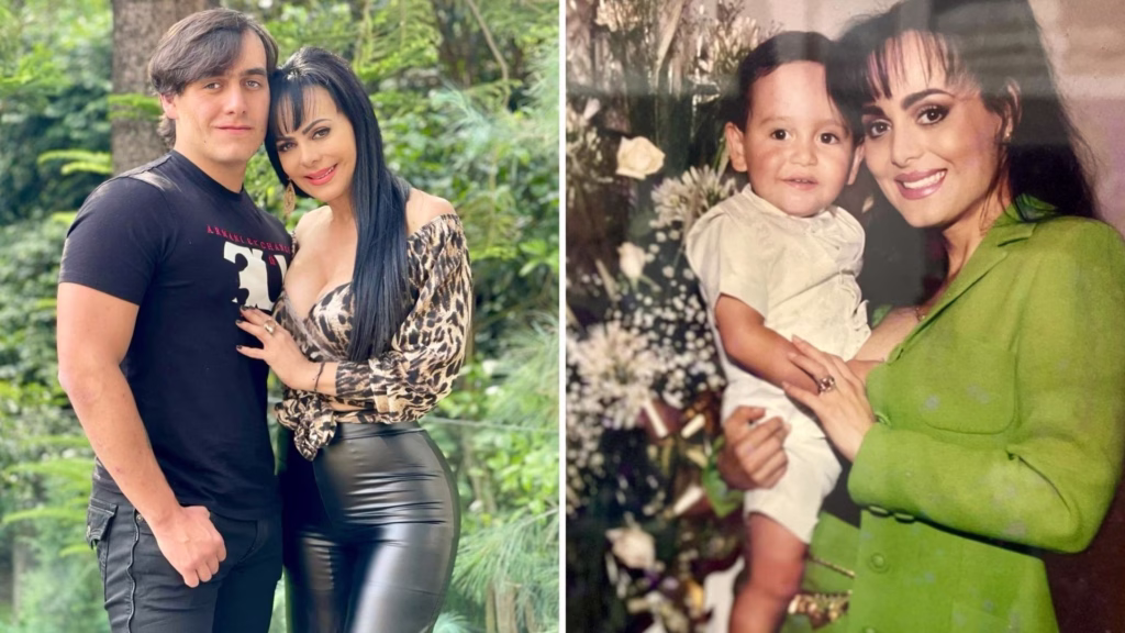 Maribel Guardia y su hijo Julián Figueroa aparecen juntos en fotografías familiares.