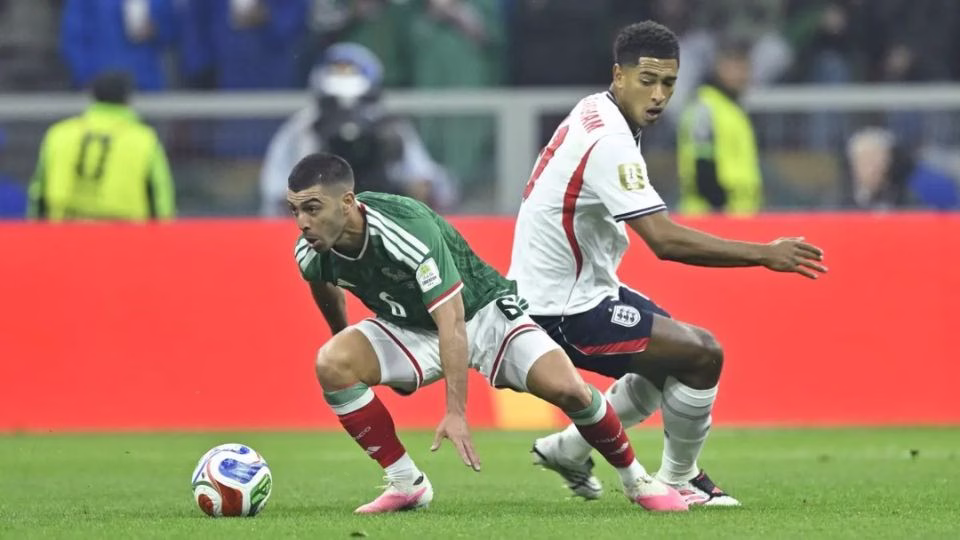 México e Inglaterra durante los octavos de final del Mundial 2026.