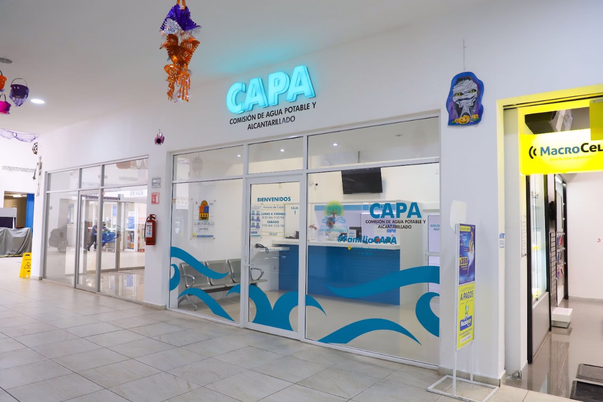 Oficina de CAPA para atención de usuarios y regularización de adeudos