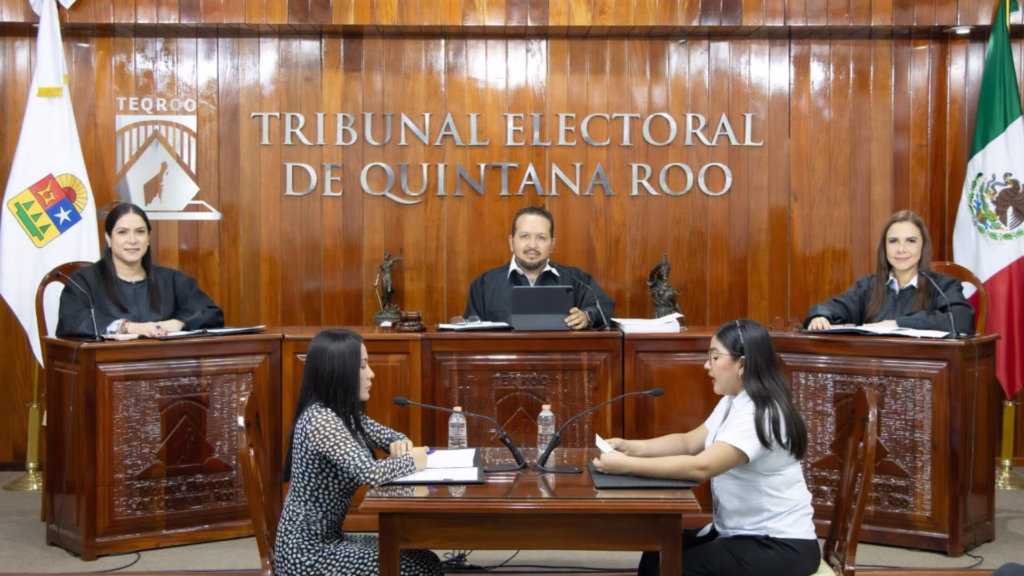 Pleno del TEQROO, autoridad que confirmó medidas cautelares relacionadas con el expediente electoral de Rafael Marín