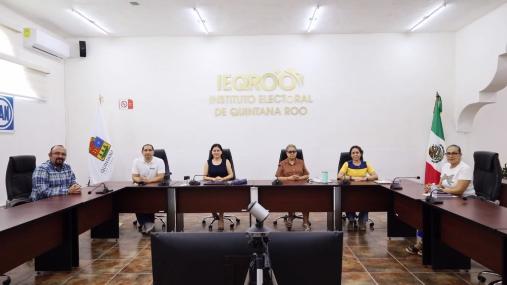 Sesión del IEQROO con consejerías y representantes partidistas durante el análisis del financiamiento público en Quintana Roo