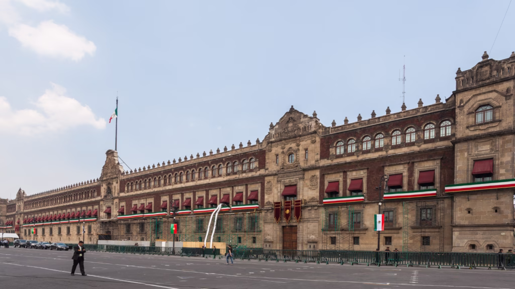 Palacio Nacional en Ciudad de México