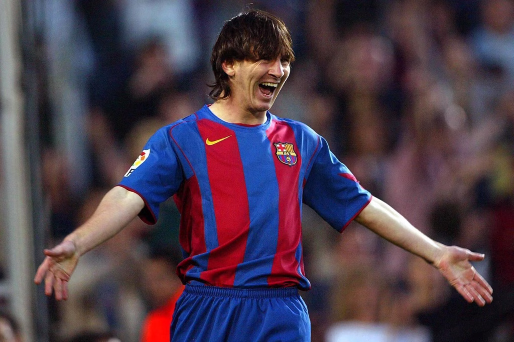Lionel Messi durante sus primeros años como futbolista del FC Barcelona