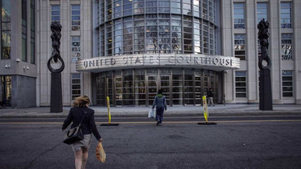 Tribunal federal de Estados Unidos, imagen ilustrativa del litigio García Luna-Weinberg