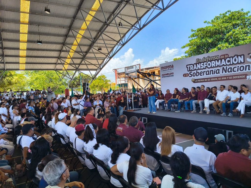 Morena cerró en Cancún la primera parte de sus asambleas informativas en Quintana Roo.