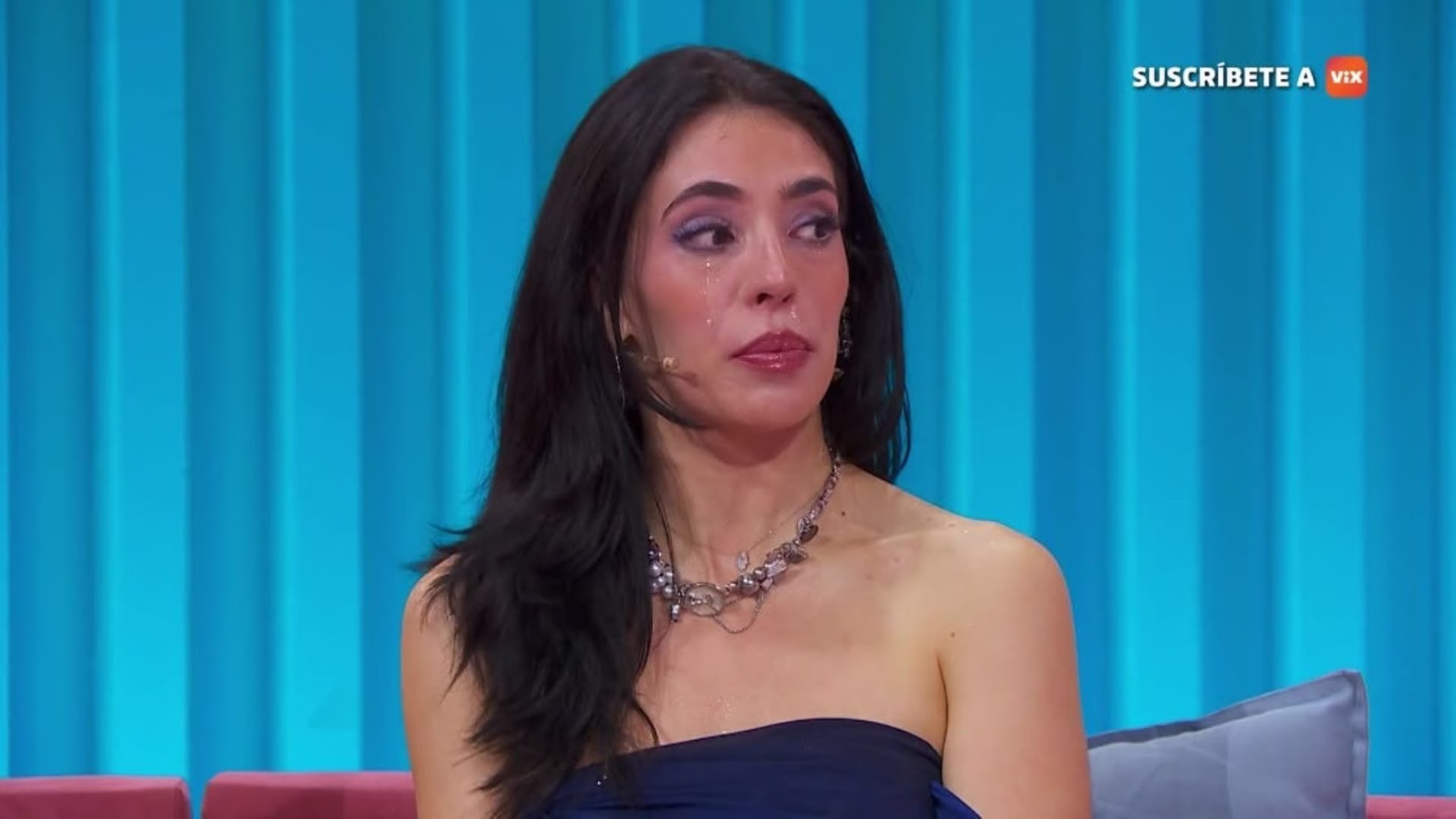 Arantza Ruiz se mostró conmovida después de convertirse en la tercera eliminada del reality.