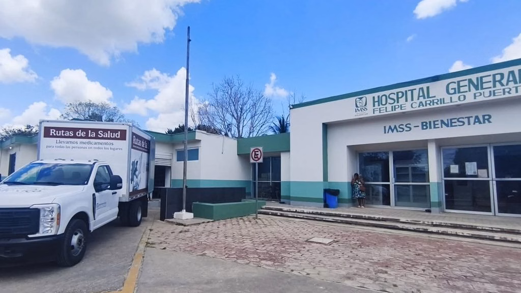 Hospital General Felipe Carrillo Puerto, una de las instalaciones de salud en Quintana Roo.