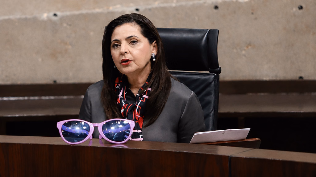Mónica Soto durante una de sus actividades como magistrada del Tribunal Electoral del Poder Judicial de la Federación.