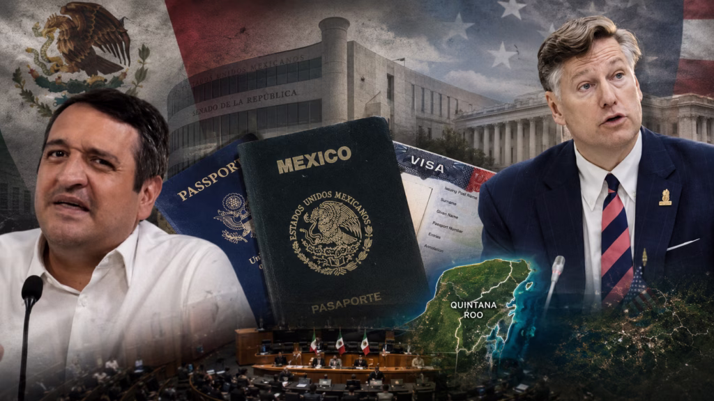 La cancelación de la visa de Andy López Beltrán escaló hacia un debate político sobre soberanía nacional que alcanzó a la fracción parlamentaria de Morena en Quintana Roo.