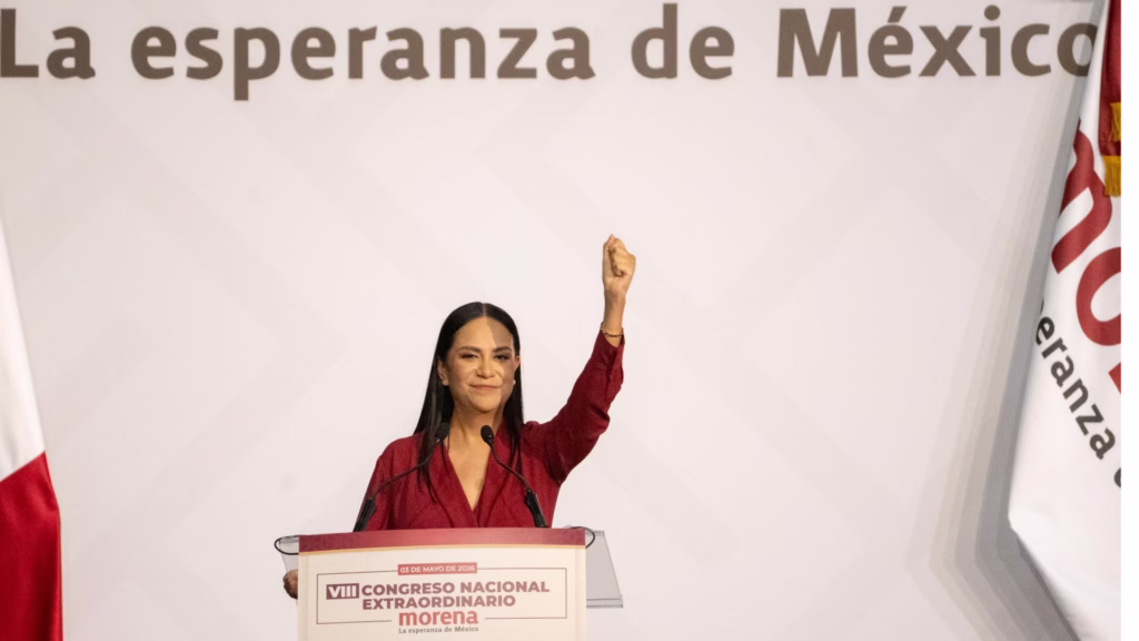 Dirigente de Morena participa en un Congreso Nacional Extraordinario del partido