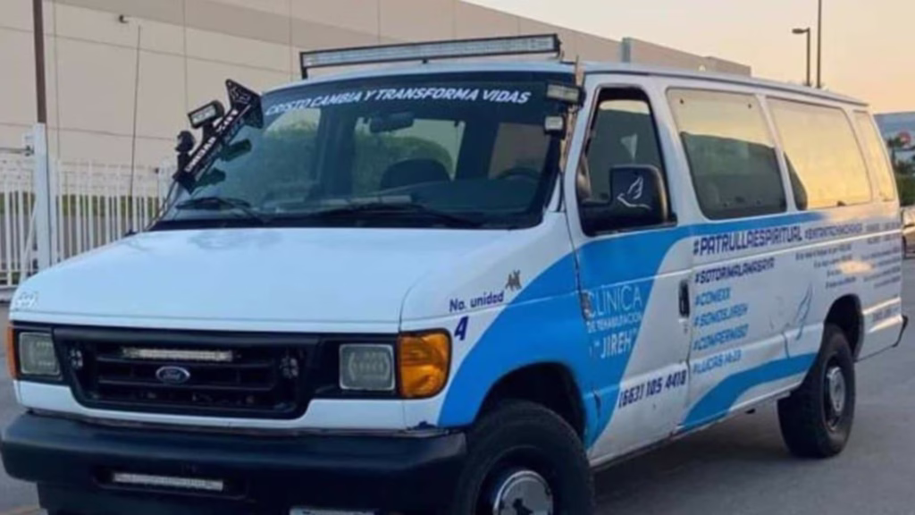Camioneta utilizada por la Patrulla Espiritual y el Centro de Rehabilitación Jireh