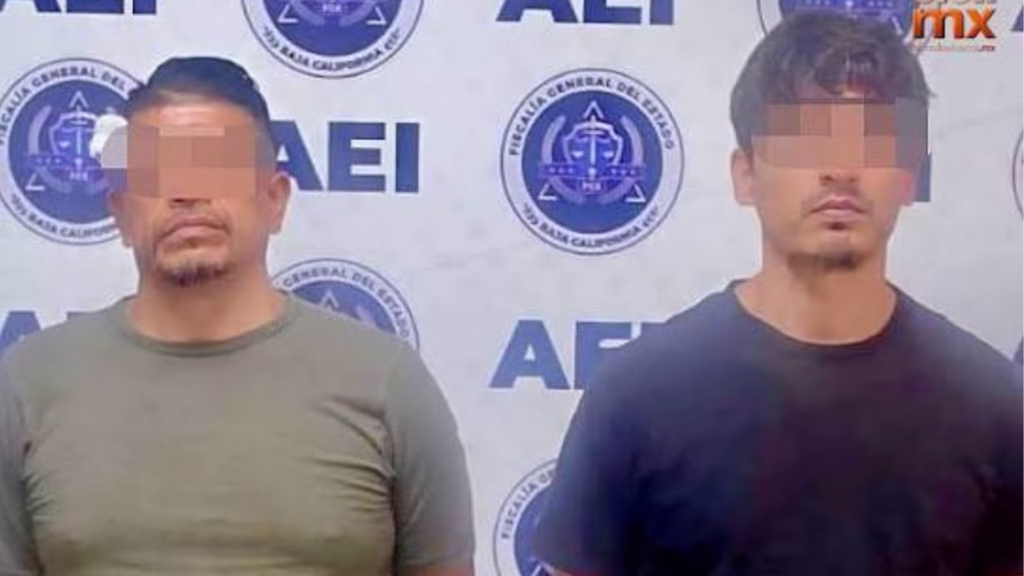 Dos hombres presentados por la Fiscalía de Baja California por el caso Richard Damián