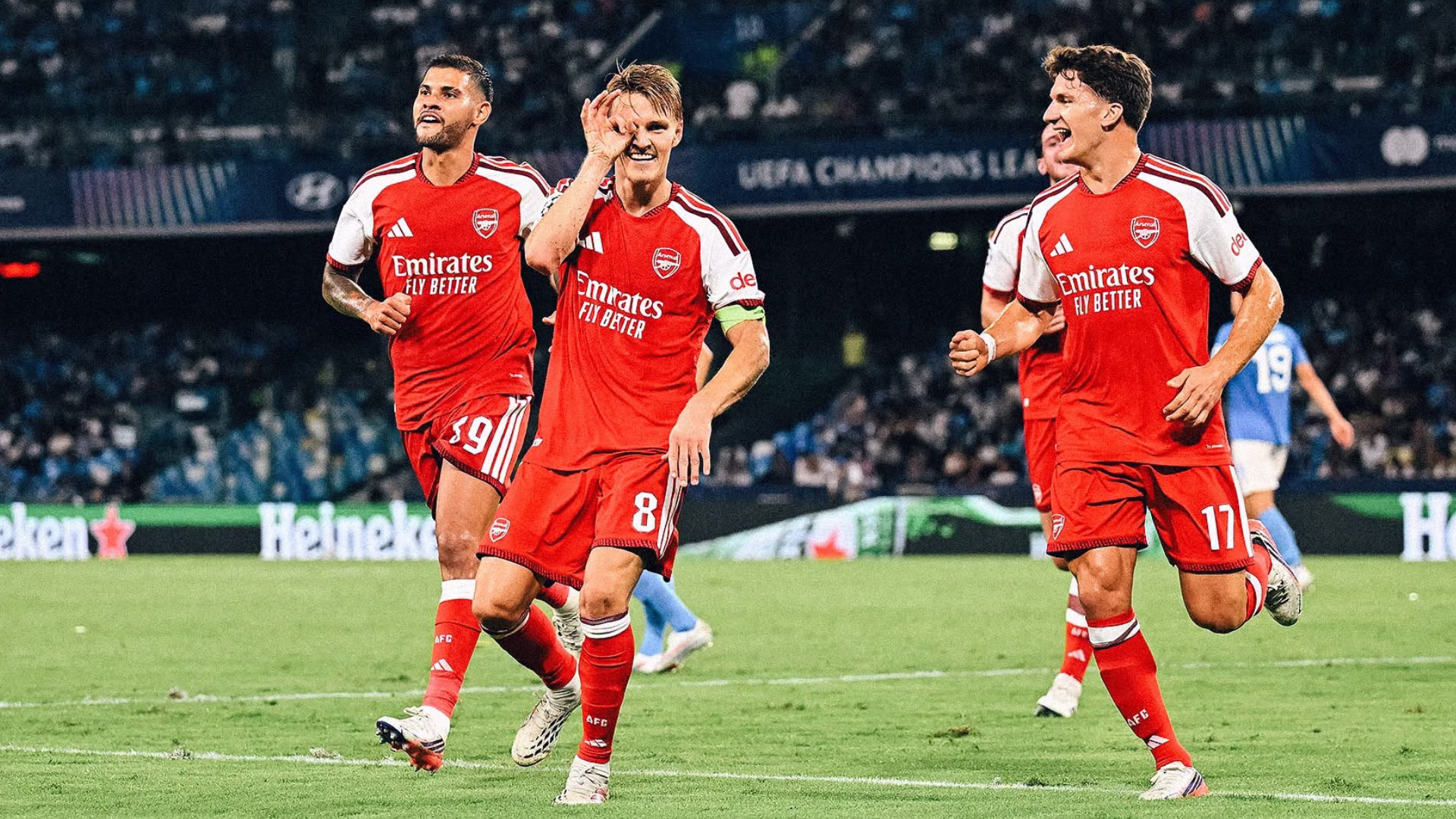 El Arsenal consiguió una victoria como visitante ante Napoli en el inicio de la Champions League 2026/27.