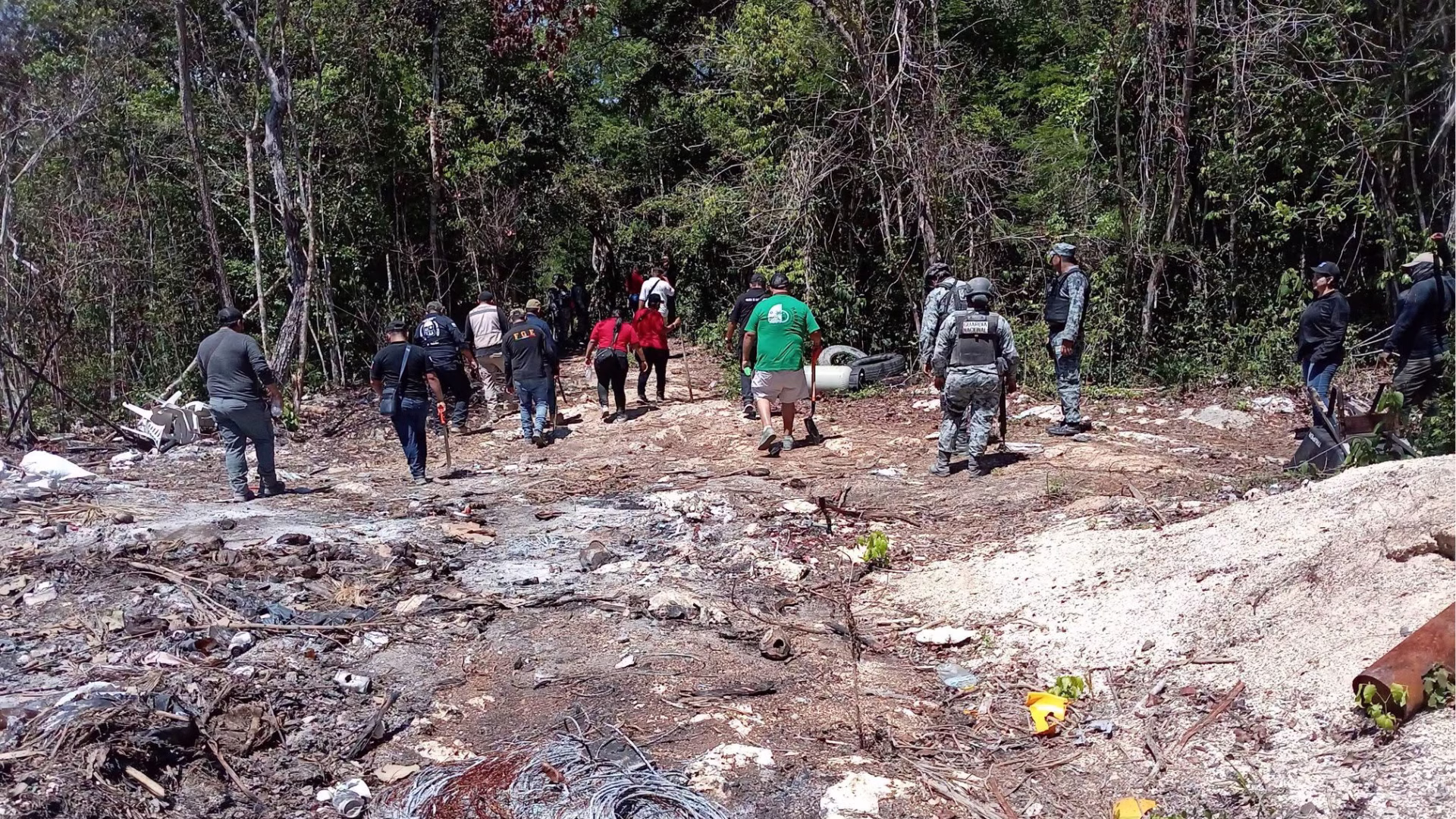 La verificación de pistas puede llevar a colectivos y autoridades a realizar recorridos de búsqueda sobre el terreno.