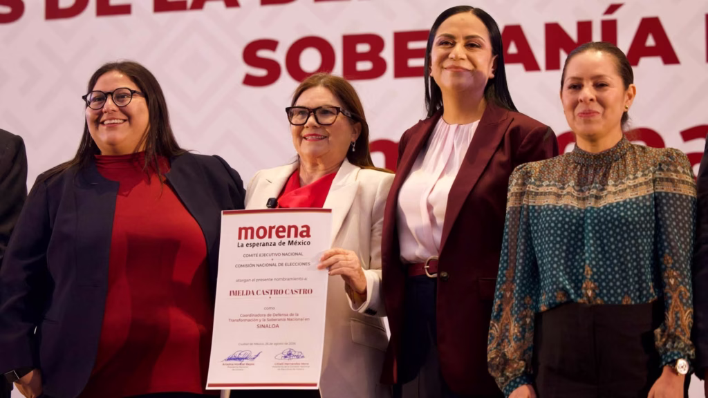 Presentación de coordinaciones estatales de Morena como parte de su organización rumbo al proceso electoral de 2027.