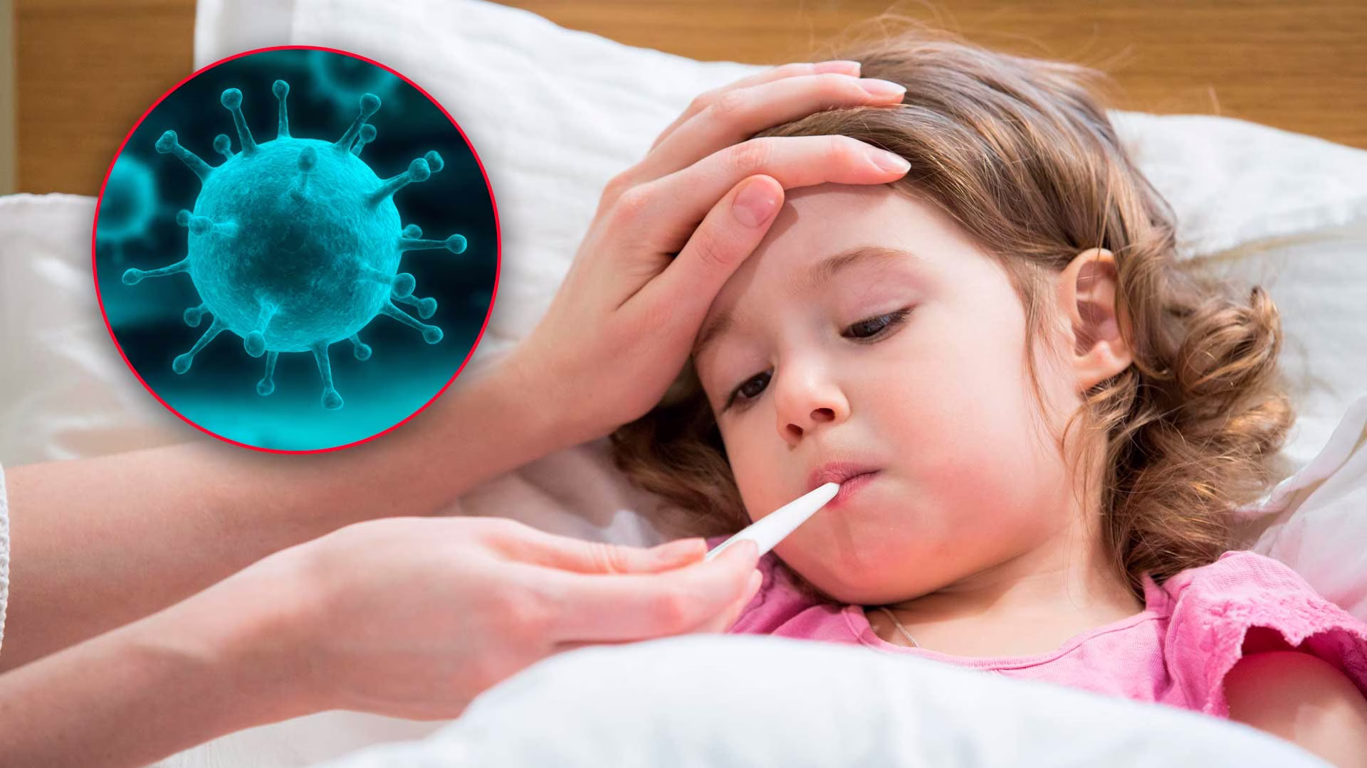 La fiebre, tos y malestar general son algunos de los síntomas frecuentes de enfermedades respiratorias en menores.