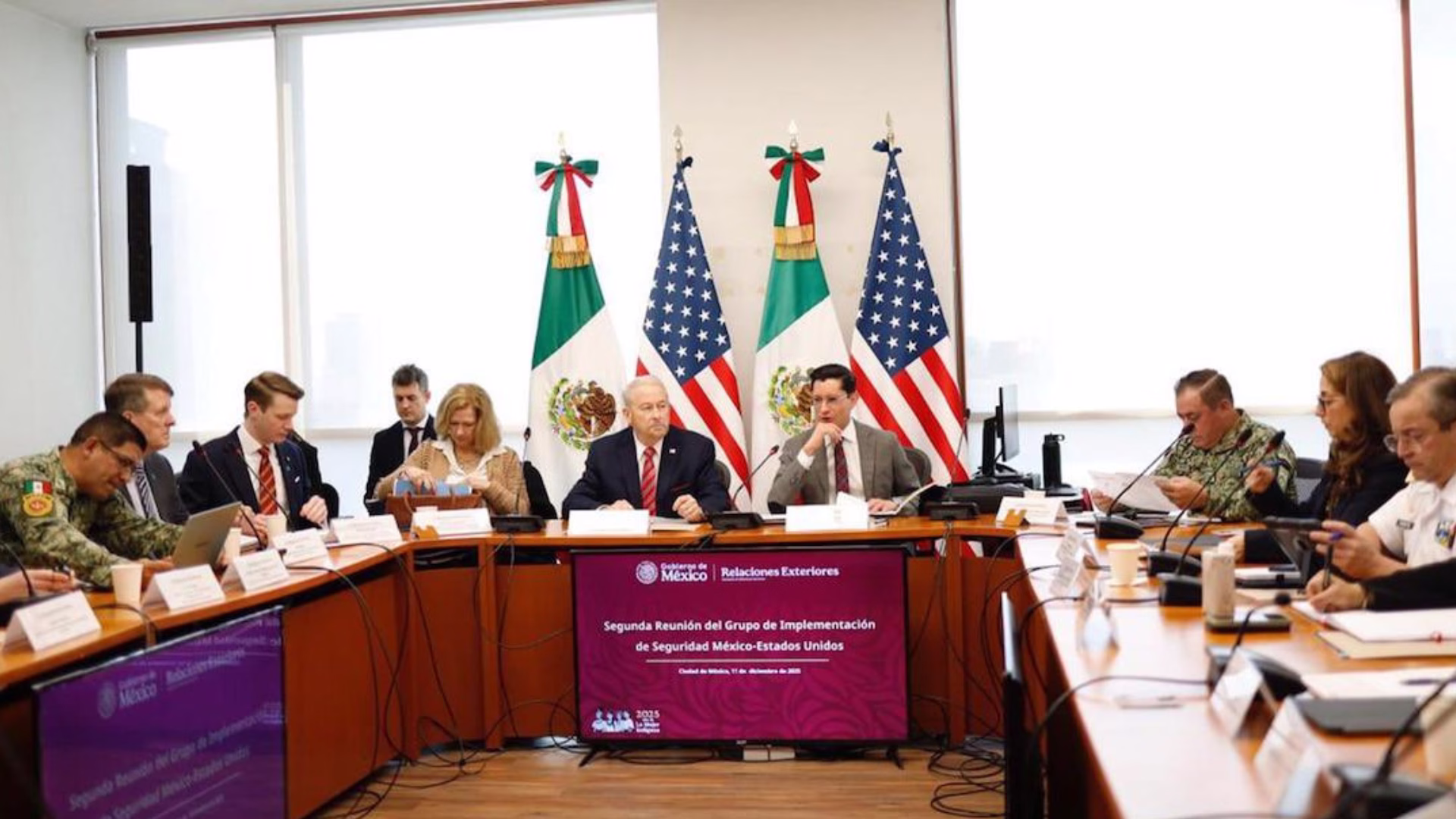 México y Estados Unidos mantienen mecanismos institucionales de cooperación en materia de seguridad.